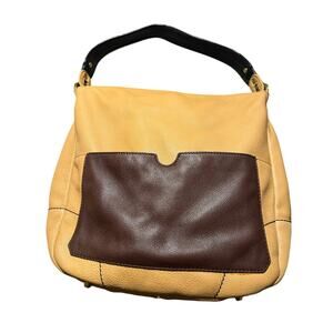 Oryany  Adele color block, pebbled, leather hobo bag